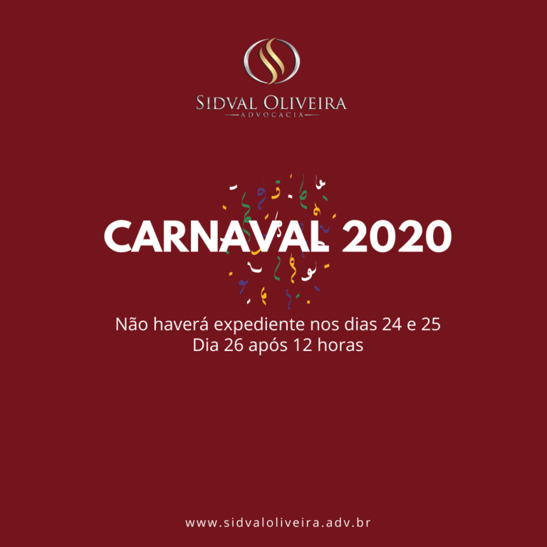 Read more about the article Horário de Funcionamento Carnaval 2020