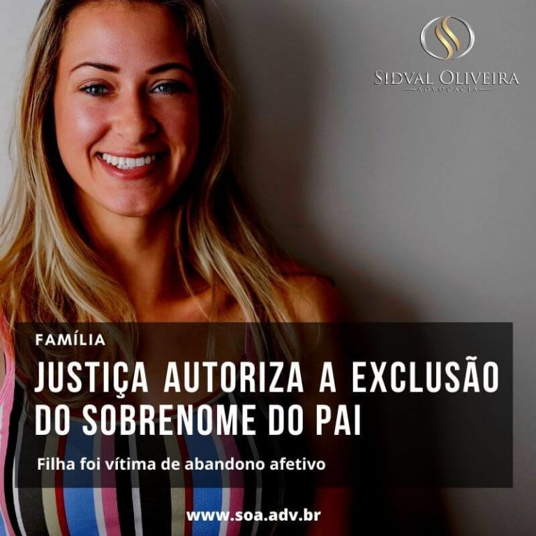 Read more about the article Justiça autoriza retirada do sobrenome do pai