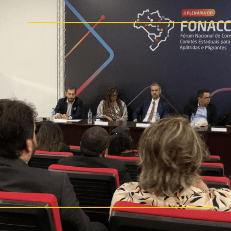 OIM e ACNUR parabenizam a nova coordenação do FONACCERAM durante a realização da II plenária nacional