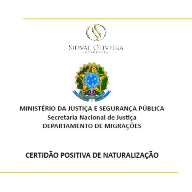 Novo Sistema do MJSP Agiliza Emissão de Certidão Positiva para Naturalizados
